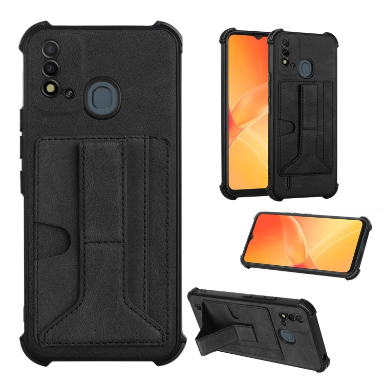 For Itel P37 Dream Holder Card Bag Shockproof Phone Case