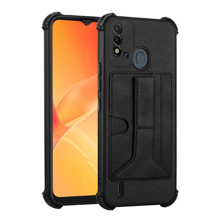 For Itel P37 Dream Holder Card Bag Shockproof Phone Case