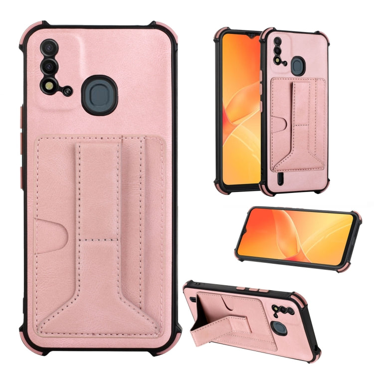 For Itel P37 Dream Holder Card Bag Shockproof Phone Case