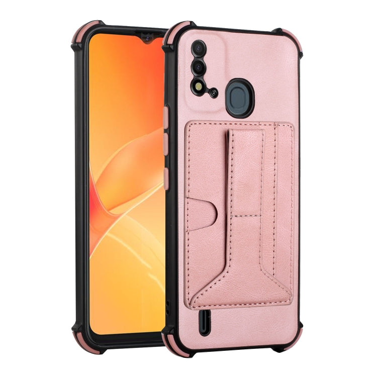 For Itel P37 Dream Holder Card Bag Shockproof Phone Case