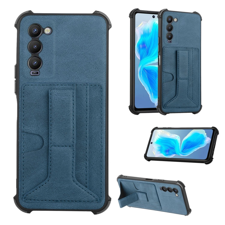 For Tecno Camon 18 Dream Holder Card Bag Shockproof Phone Case