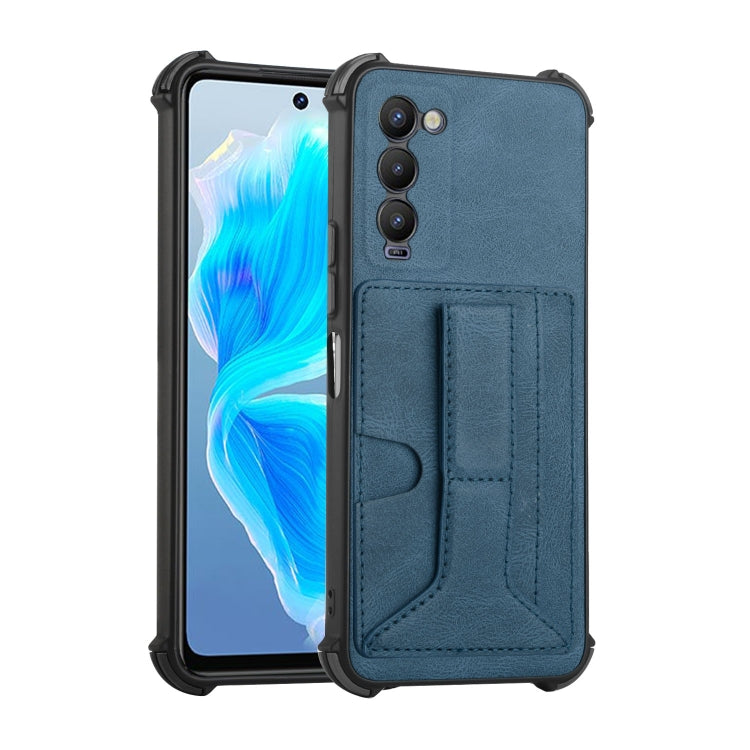 For Tecno Camon 18 Dream Holder Card Bag Shockproof Phone Case