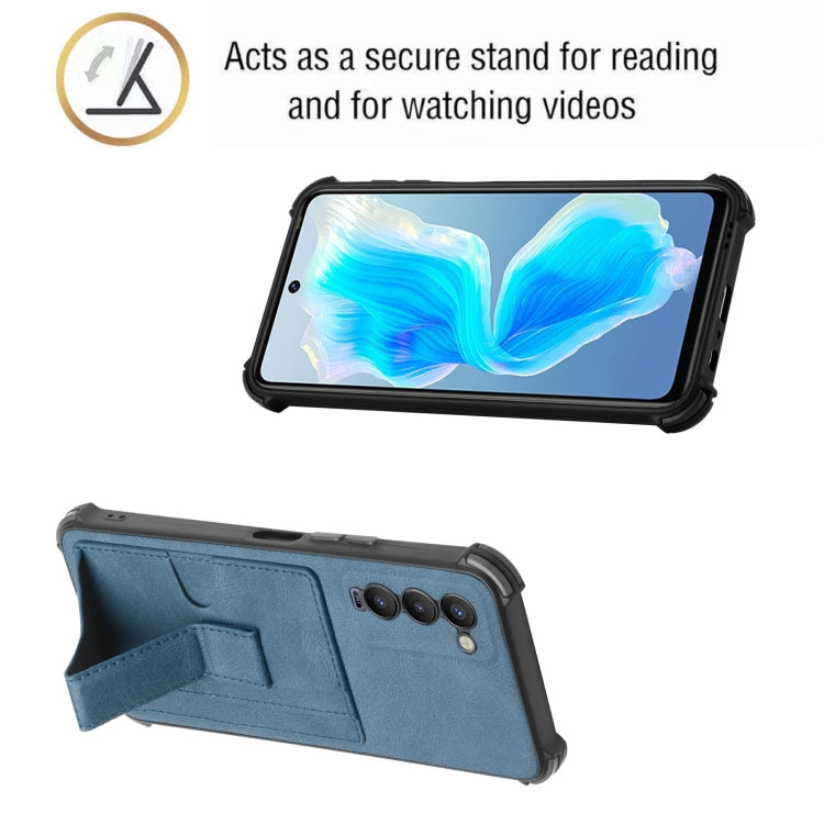 For Tecno Camon 18 Dream Holder Card Bag Shockproof Phone Case