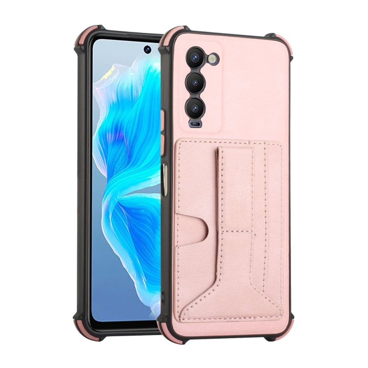 For Tecno Camon 18 Dream Holder Card Bag Shockproof Phone Case
