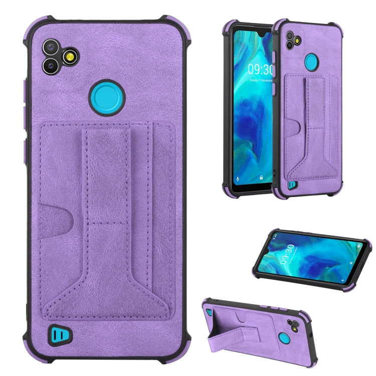 For Tecno Pop 5P Dream Holder Card Bag Shockproof Phone Case