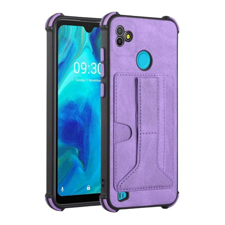 For Tecno Pop 5P Dream Holder Card Bag Shockproof Phone Case