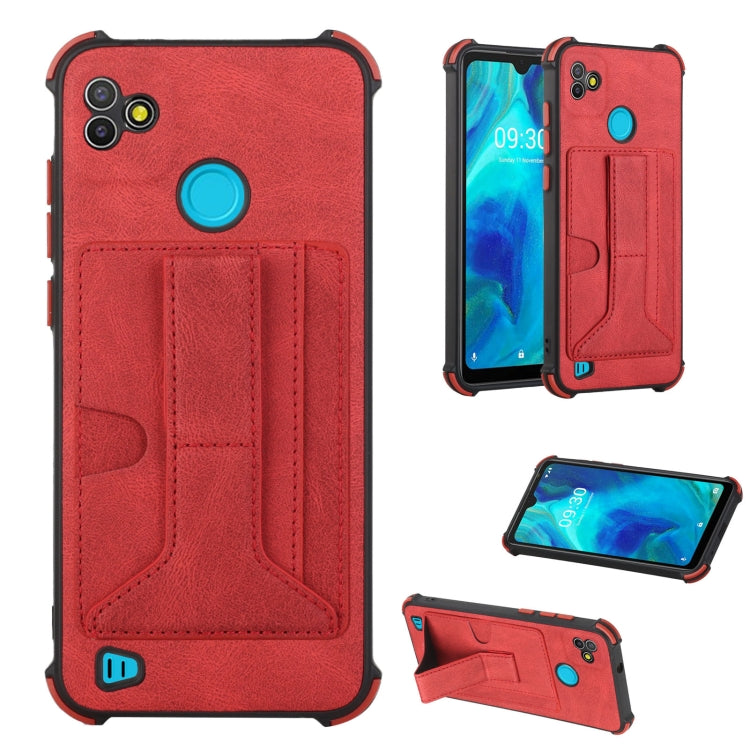 For Tecno Pop 5P Dream Holder Card Bag Shockproof Phone Case
