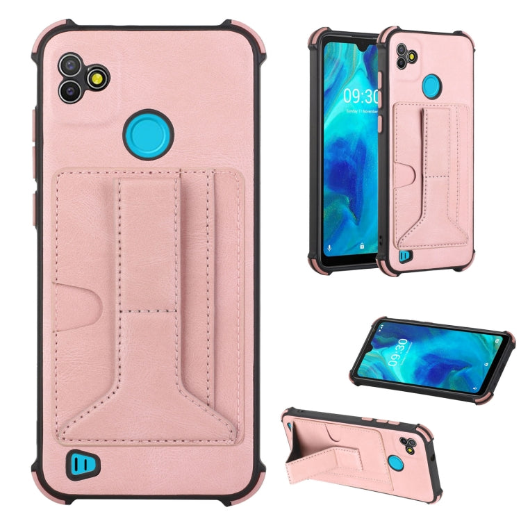 For Tecno Pop 5P Dream Holder Card Bag Shockproof Phone Case