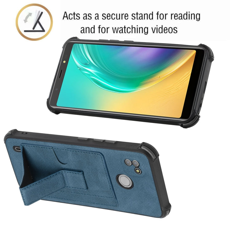 For Tecno Pop 4 Air Dream Holder Card Bag Shockproof Phone Case