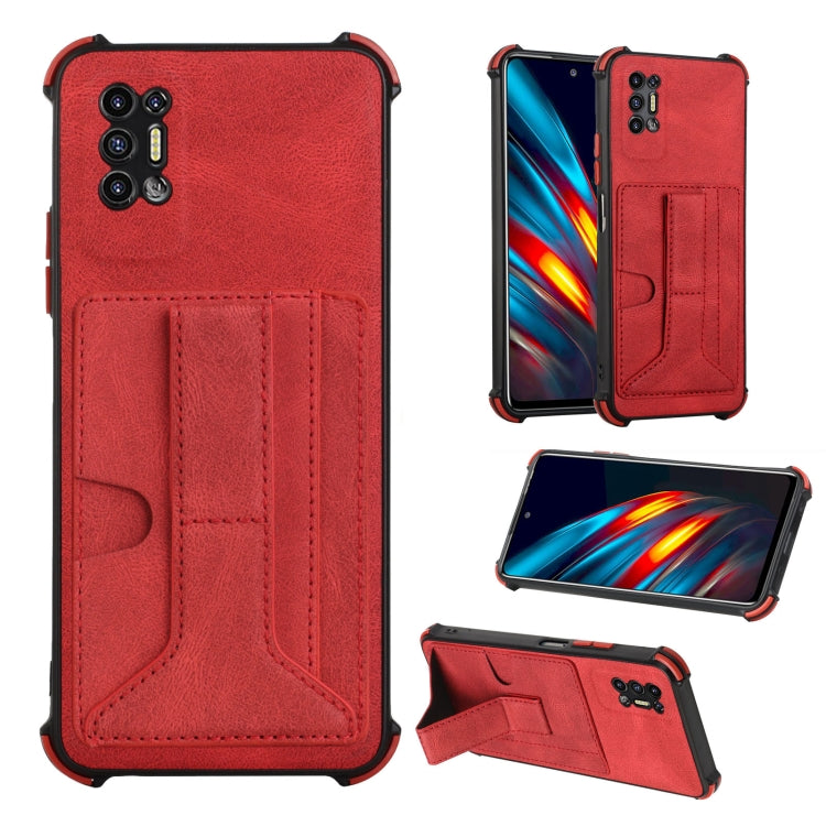 For Tecno Pova 2 Dream Holder Card Bag Shockproof Phone Case