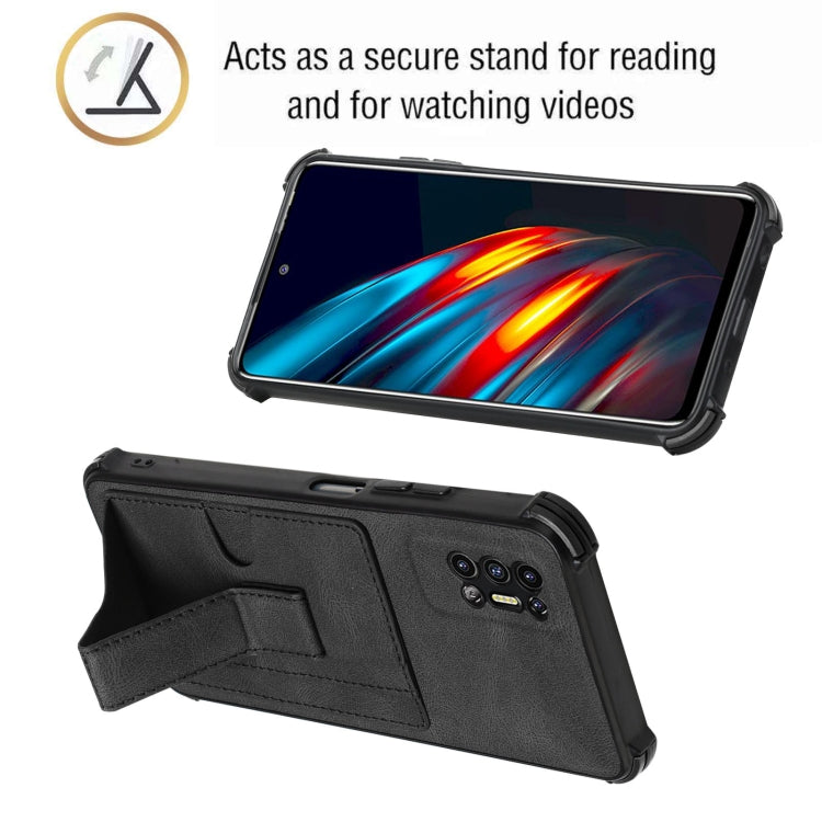 For Tecno Pova 2 Dream Holder Card Bag Shockproof Phone Case