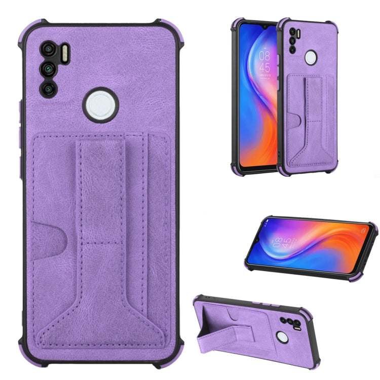 For Tecno Spark 5 Air / Spark 6 Air Dream Holder Card Bag Shockproof Phone Case