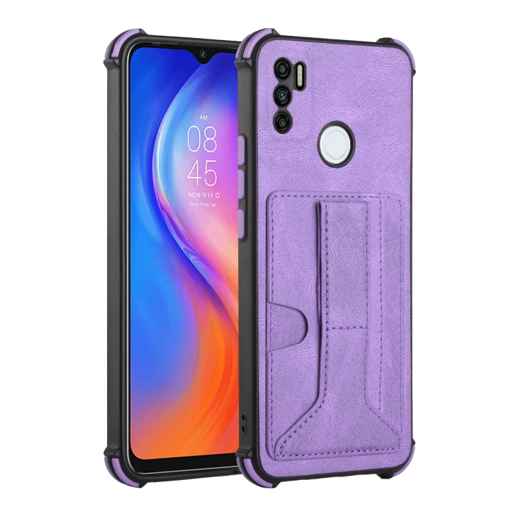 For Tecno Spark 5 Air / Spark 6 Air Dream Holder Card Bag Shockproof Phone Case