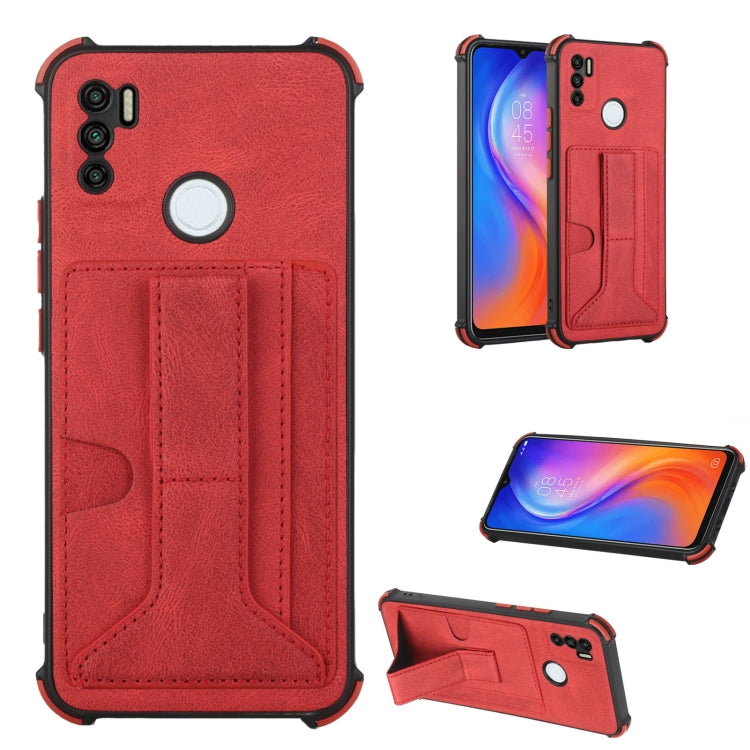 For Tecno Spark 5 Air / Spark 6 Air Dream Holder Card Bag Shockproof Phone Case