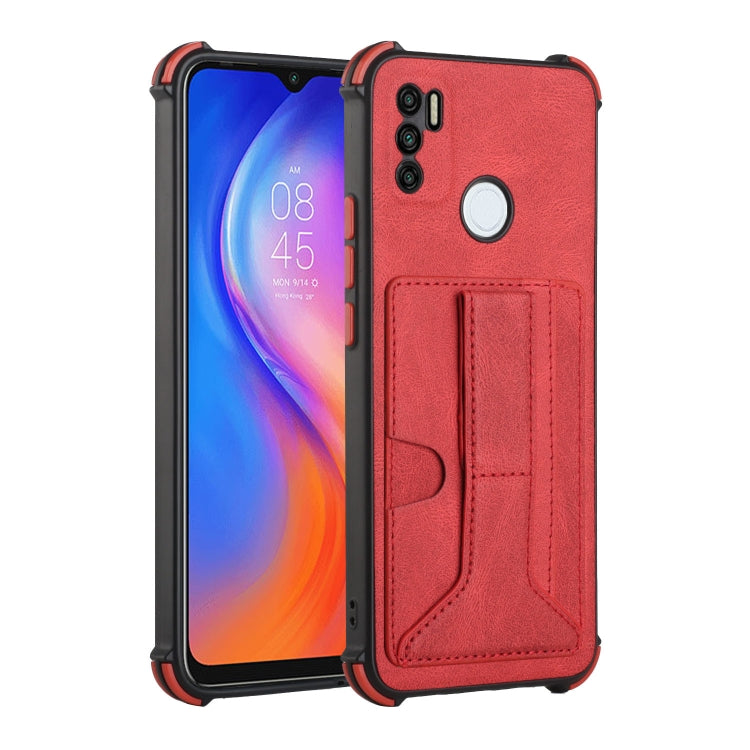 For Tecno Spark 5 Air / Spark 6 Air Dream Holder Card Bag Shockproof Phone Case