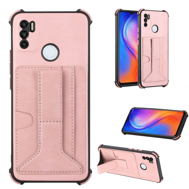 For Tecno Spark 5 Air / Spark 6 Air Dream Holder Card Bag Shockproof Phone Case