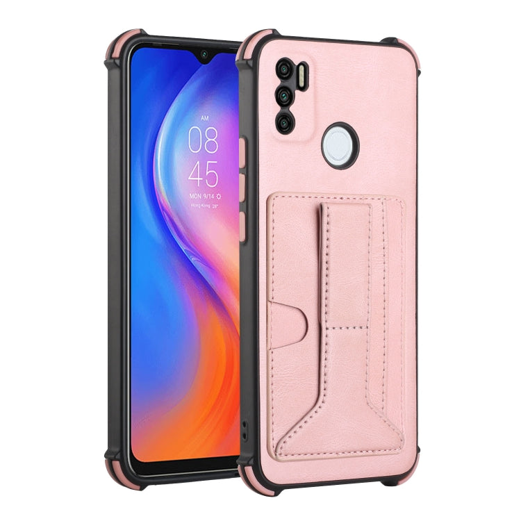 For Tecno Spark 5 Air / Spark 6 Air Dream Holder Card Bag Shockproof Phone Case