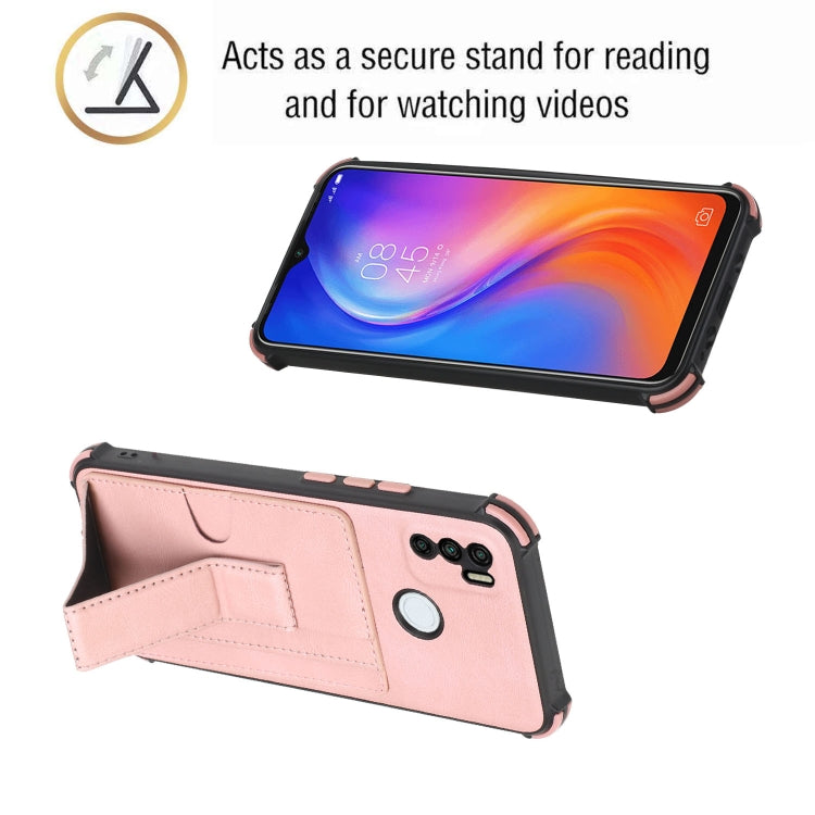 For Tecno Spark 5 Air / Spark 6 Air Dream Holder Card Bag Shockproof Phone Case