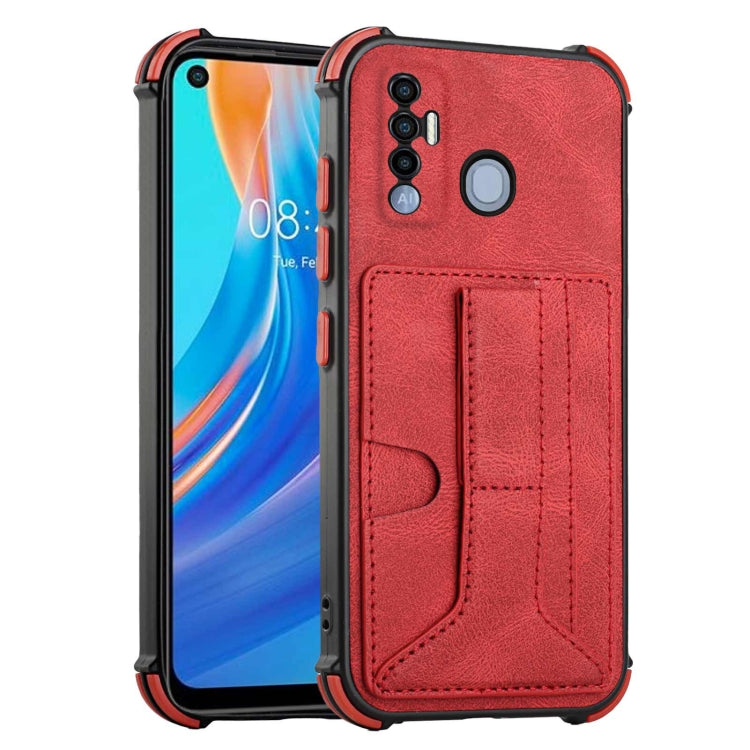 For Tecno Spark 7 Pro Dream Holder Card Bag Shockproof Phone Case