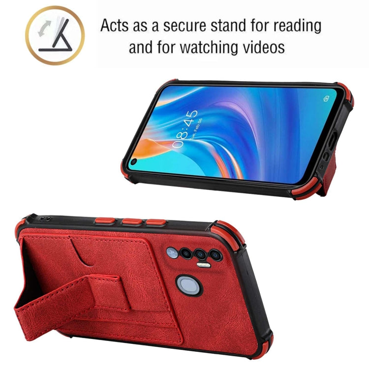 For Tecno Spark 7 Pro Dream Holder Card Bag Shockproof Phone Case