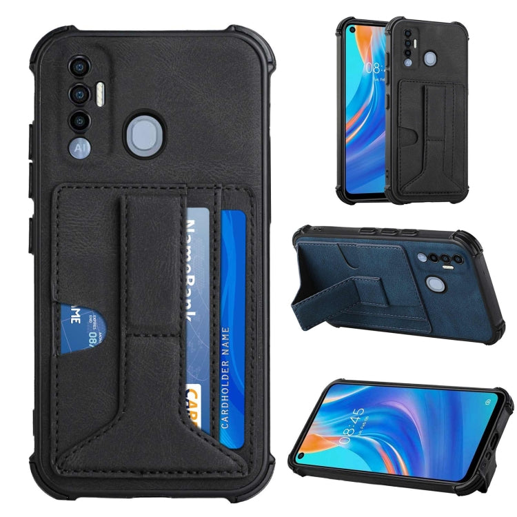 For Tecno Spark 7 Pro Dream Holder Card Bag Shockproof Phone Case