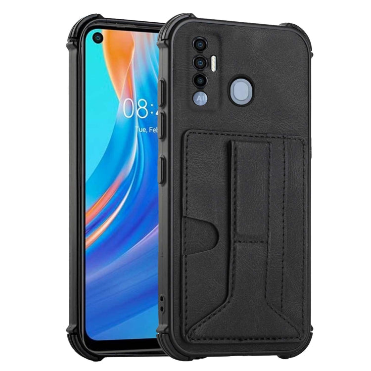 For Tecno Spark 7 Pro Dream Holder Card Bag Shockproof Phone Case