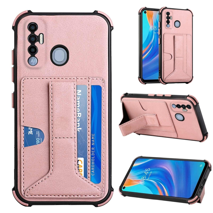 For Tecno Spark 7 Pro Dream Holder Card Bag Shockproof Phone Case