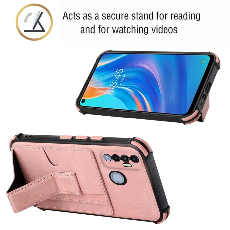For Tecno Spark 7 Pro Dream Holder Card Bag Shockproof Phone Case