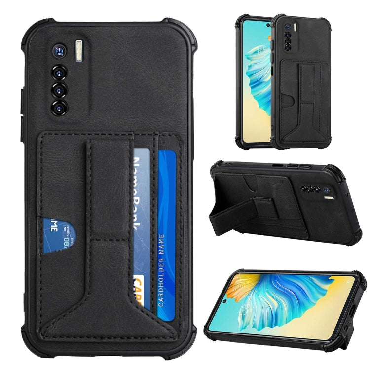 For Tecno Camon 17 Pro Dream Holder Card Bag Shockproof Phone Case