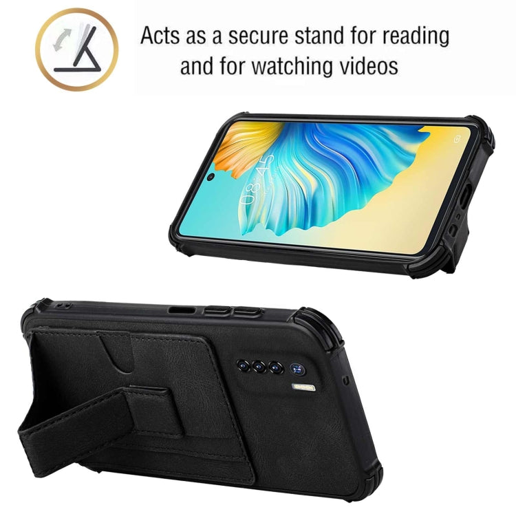 For Tecno Camon 17 Pro Dream Holder Card Bag Shockproof Phone Case