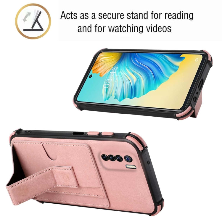 For Tecno Camon 17 Pro Dream Holder Card Bag Shockproof Phone Case