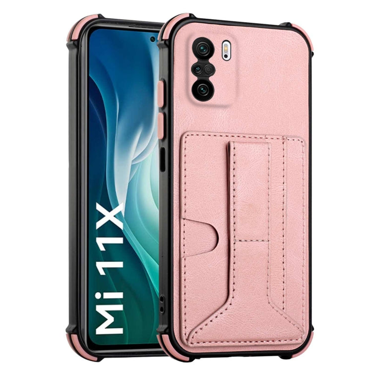 For Xiaomi Redmi K40 / Mi 11i / Poco F3 Dream Holder Card Bag Shockproof Phone Case
