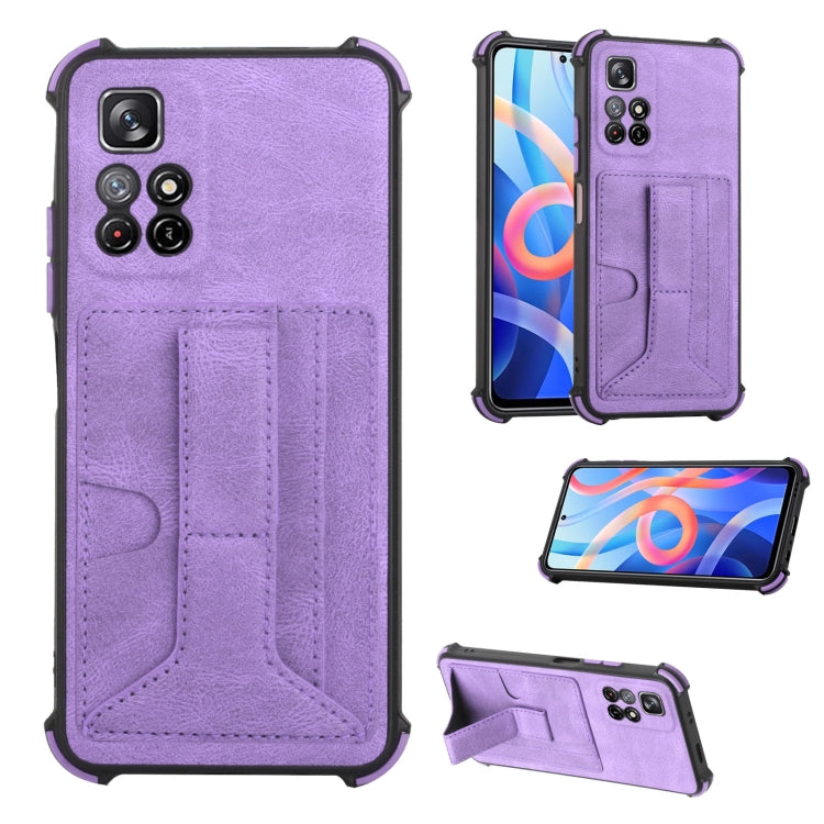 For Xiaomi Redmi Note 11 5G / Note 11T 5G Dream Holder Card Bag Shockproof Phone Case