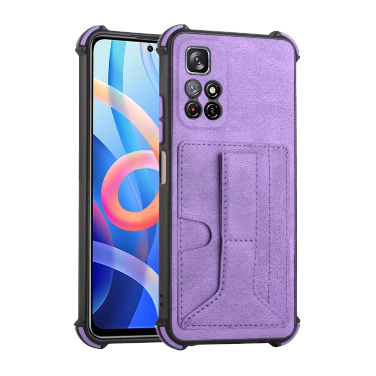 For Xiaomi Redmi Note 11 5G / Note 11T 5G Dream Holder Card Bag Shockproof Phone Case