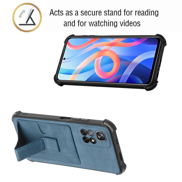 For Xiaomi Redmi Note 11 5G / Note 11T 5G Dream Holder Card Bag Shockproof Phone Case