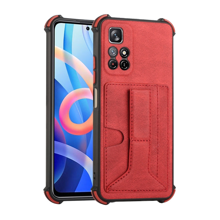 For Xiaomi Redmi Note 11 5G / Note 11T 5G Dream Holder Card Bag Shockproof Phone Case