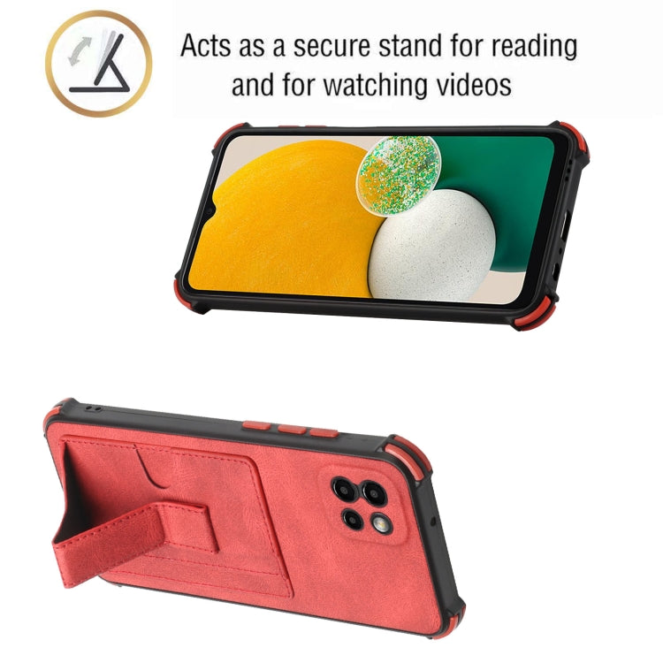 For Samsung Galaxy A03 164mm Dream Holder Card Bag Shockproof Phone Case