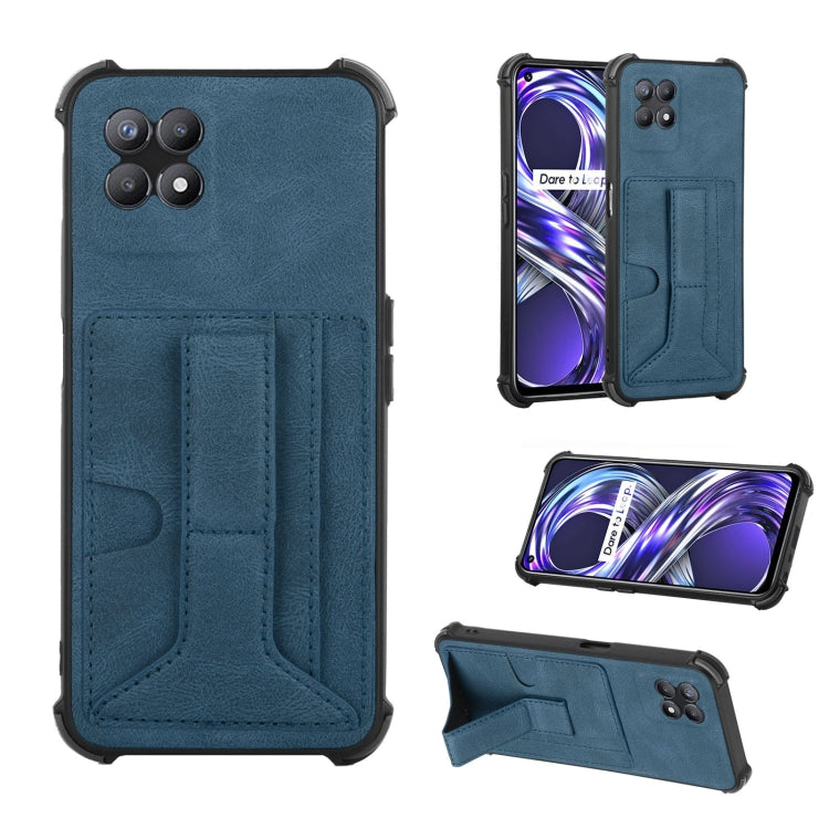 For OPPO Realme 8i Dream Holder Card Bag Shockproof Phone Case