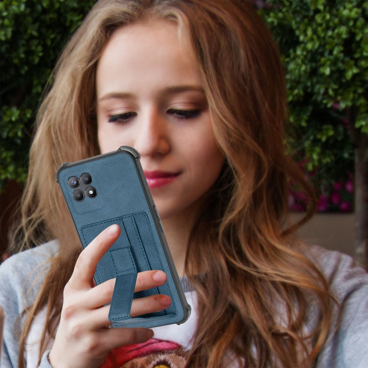 For OPPO Realme 8i Dream Holder Card Bag Shockproof Phone Case