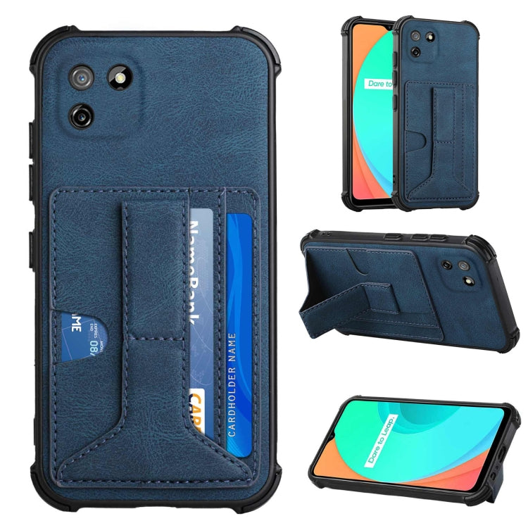 For OPPO Realme C11 Dream Holder Card Bag Shockproof Phone Case