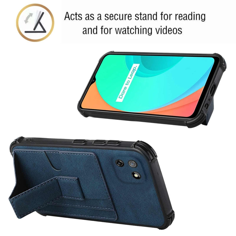 For OPPO Realme C11 Dream Holder Card Bag Shockproof Phone Case