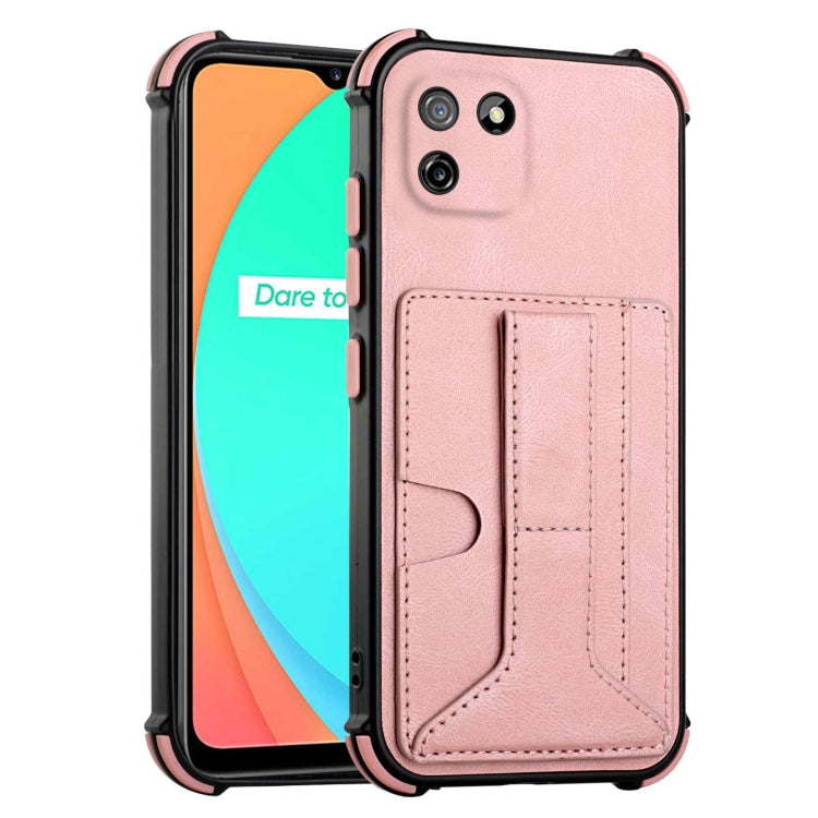 For OPPO Realme C11 Dream Holder Card Bag Shockproof Phone Case