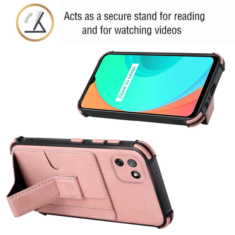 For OPPO Realme C11 Dream Holder Card Bag Shockproof Phone Case