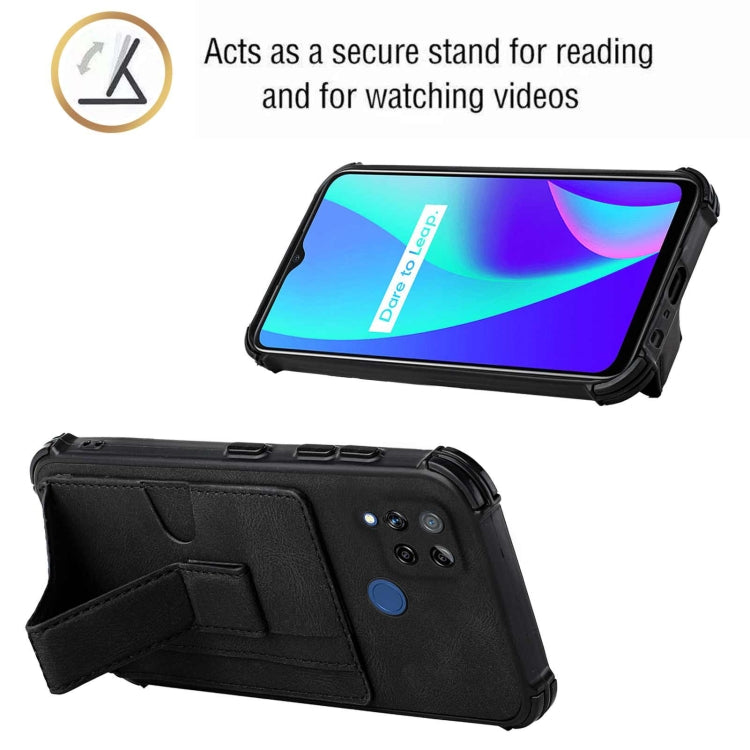 For OPPO Realme C15 Dream Holder Card Bag Shockproof Phone Case