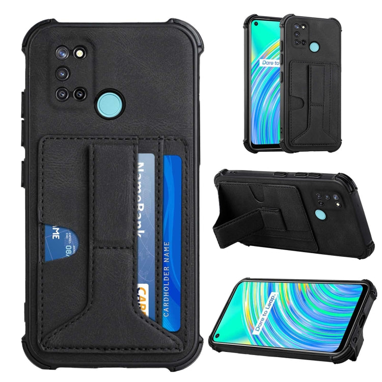 For OPPO Realme C17 / 7i Dream Holder Card Bag Shockproof Phone Case