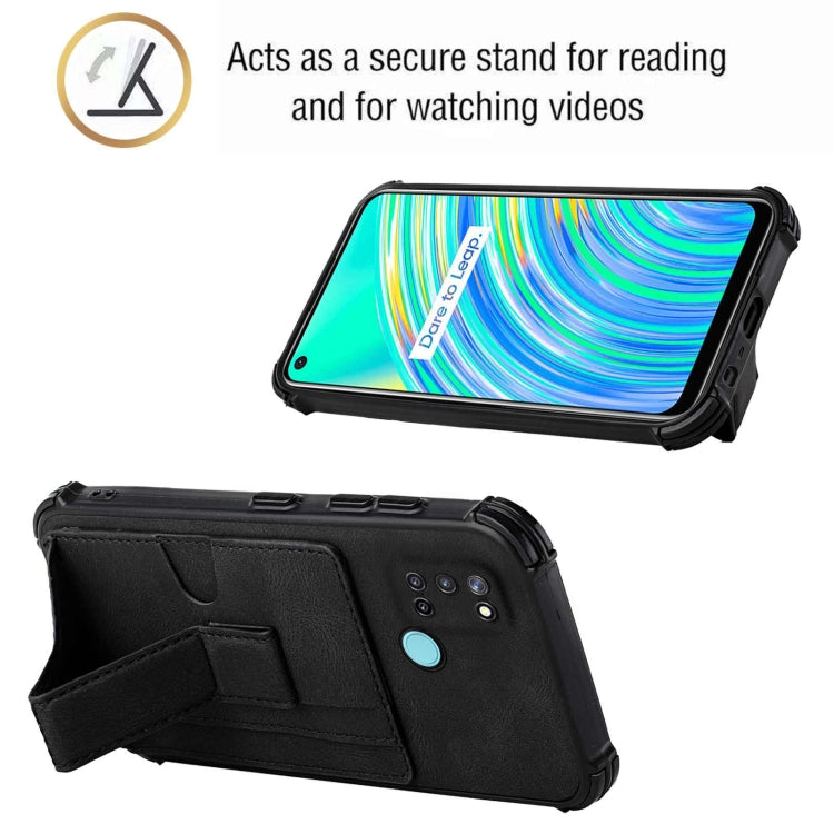For OPPO Realme C17 / 7i Dream Holder Card Bag Shockproof Phone Case