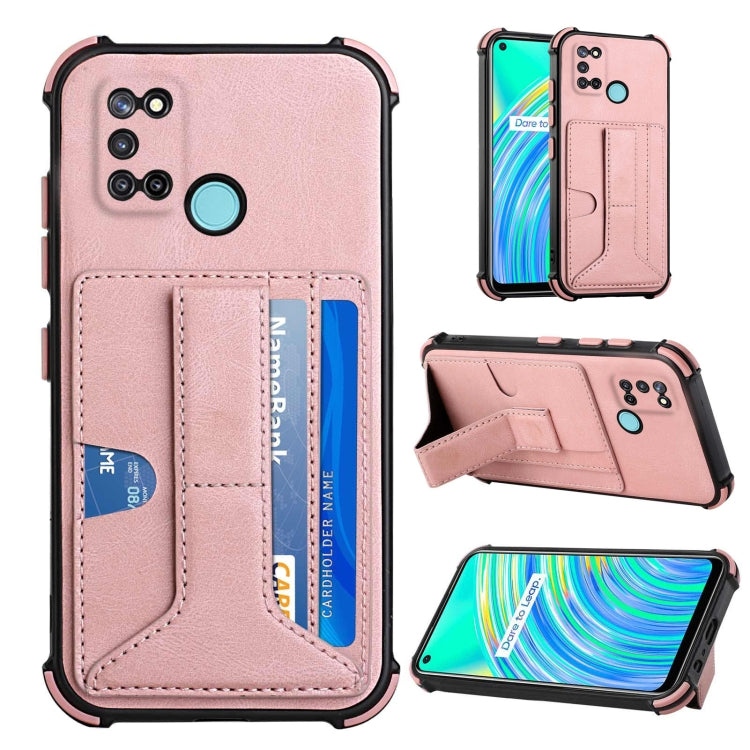 For OPPO Realme C17 / 7i Dream Holder Card Bag Shockproof Phone Case