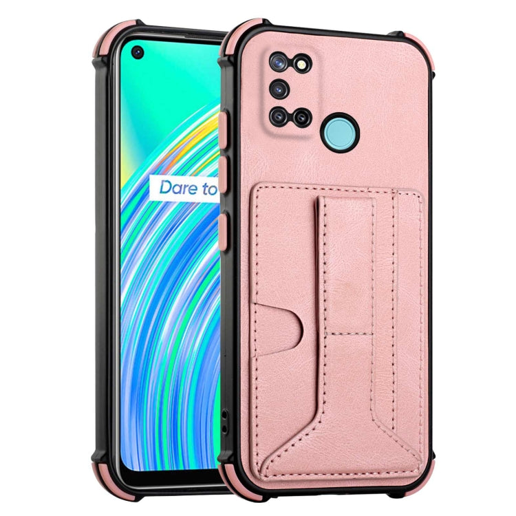 For OPPO Realme C17 / 7i Dream Holder Card Bag Shockproof Phone Case
