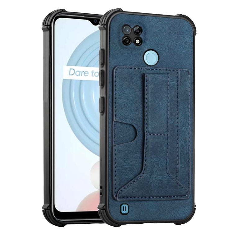 For OPPO Realme C21 Dream Holder Card Bag Shockproof Phone Case