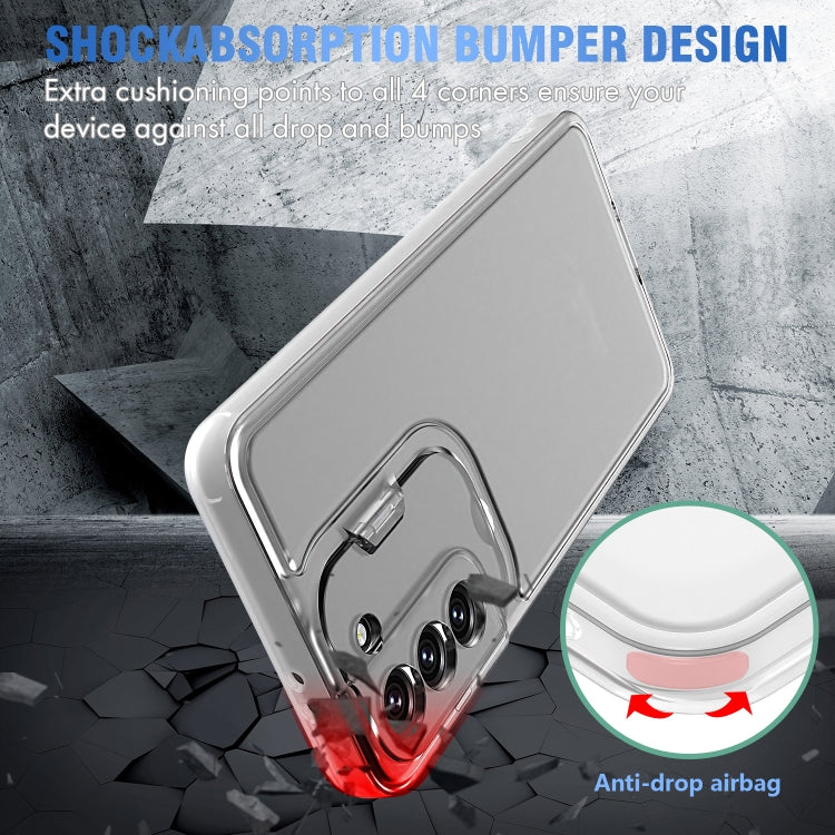 For Samsung Galaxy A72 5G / 4G Camera Cover & Holder Design TPU + PC Phone Case